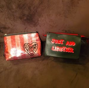 Victoria's Secret Wristlet/ Cosmetic Bag Bundle